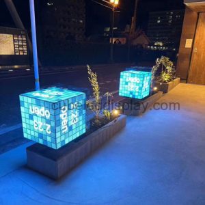 cube led display case cube led display case