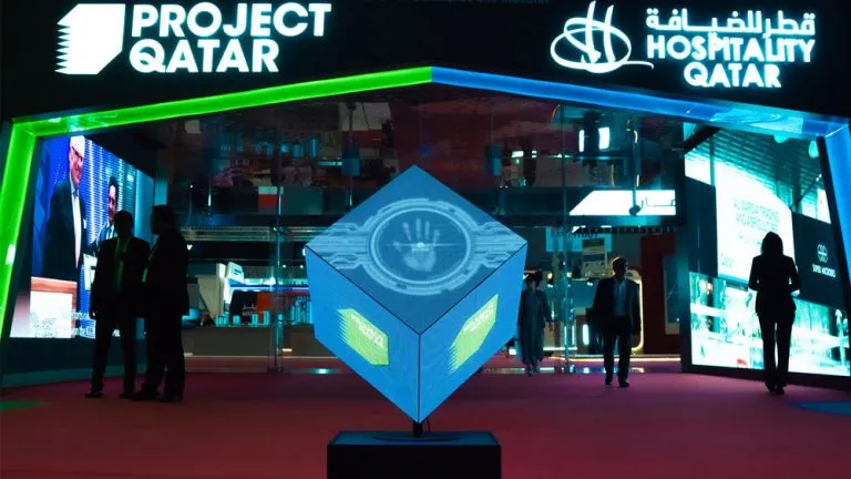 led cube display for exhibition and trade shows